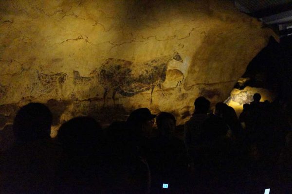 ラスコー展 等身大洞窟模型