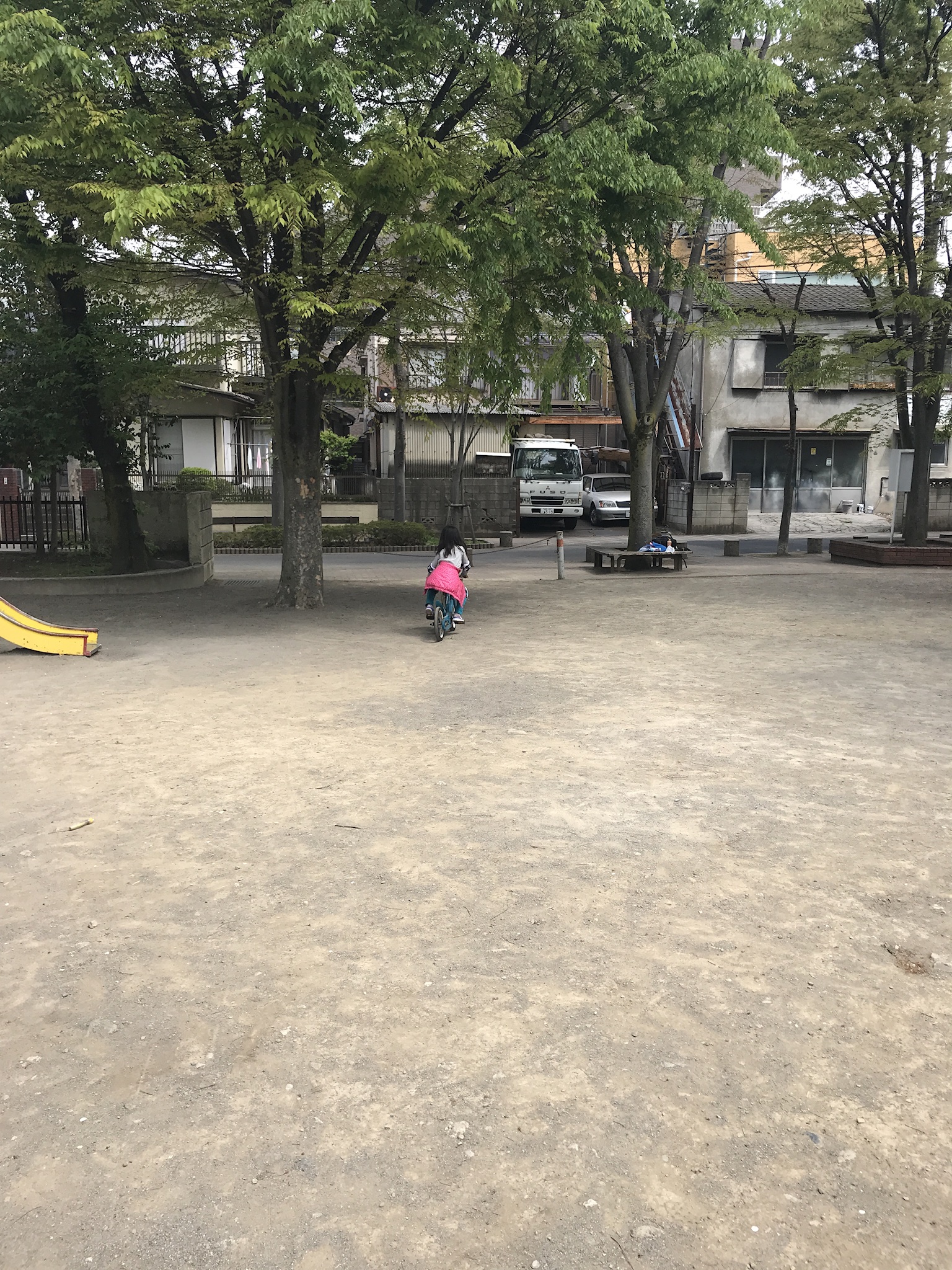 練習中